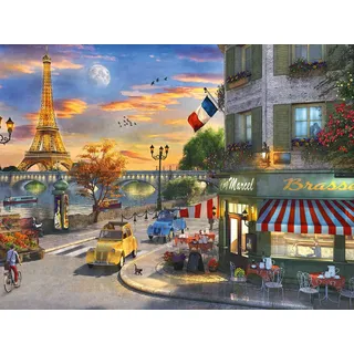 Ravensburger Puzzle 12000745 - Romantisches Paris - wunderschönes Puzzle mit 1500 Teilen, für Paris-Fans und Puzzle-Freunde ab 14 Jahren