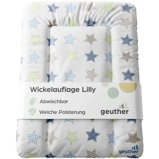 Geuther Wickelauflage Wickelauflage Lilly Wickelunterlage Wickelmulde, Made in Europe weiß