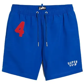 Superdry Badeshorts Superdry Herren Badeshorts VINTAGE POLO 17 SWIM SHORT Voltage Blue blau M