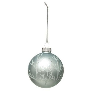 Feeric Lights and Christmas Weihnachtskugel aus Glas, 70 mm, Baum, Türkis