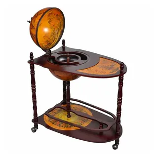 vidaXL Globus-Bartisch 77 cm Braun