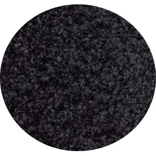 Mertex Fußmatte Schmutzfangmatte mit Kettelkante in vielen Größen, rund schwarz Ø 100 cm