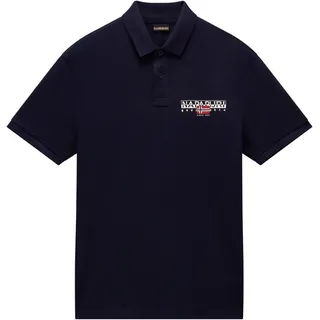 Napapijri Poloshirt E-AYLMER mit Polokragen, aus Baumwolle in Piqué-Qualität, Regular Fit blau S (48)