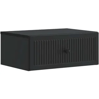 vidaXL Nachttisch 2 pcs 49 x 34,5 x 20 cm Schwarz