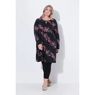 Ulla Popken Midikleid Mehrfarbig 42/44