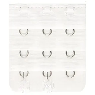 Yurosiay 8 Stück Damen BH Verlängerung BH Extender 3 Haken Bunt Breit BH Verlängerung Weich Bequem BH Erweiterung Bra Extender 3 Hook 3 Reihen BH Band für Frauen Mädchen 4.5×5cm Weiß