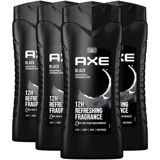 Axe 3-in-1 Duschgel & Shampoo Black XL 4 x 400 ml