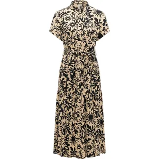 Ragwear Liora A-Linien-Kleid Braun/Schwarz XL