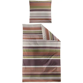 IRISETTE NAYA Satin Rostbraun 135 x 200 cm + 80 x 80 cm