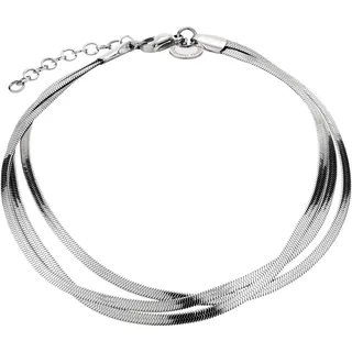 LIEBESKIND BERLIN Damen Sleekchain Fußkettchen– Edelstahl Fußkette in verschiedenen Farben und Längen, größenverstellbar – zeitlos, modern und vielseitig kombinierbares Schmuckstück