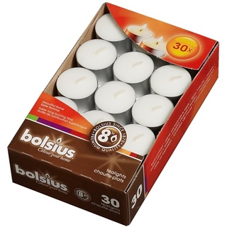 Bolsius Teelichte 30er Pack, 8h