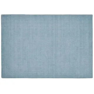 Handweb-Teppich  Vinaya , blau , Wolle , Maße (cm): B: 160