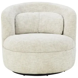 Livingfurn Loungesessel, Drehbar (360) weiß