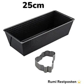 Zenker Black Metallic Haribokuchenform Königskuchen Form Kastenform L 25 cm