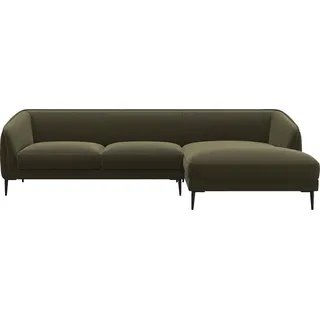 FLEXLUX Ecksofa Belle Designsofa, L-Form, B/T 288/149 cm, Skandinavisches Design, In hochwertiger Verarbeitung grün