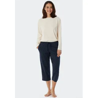 SCHIESSER Mix & Relax 3/4 Hosen Blau 38