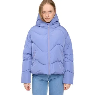 Mazine Waves Quilt Short Puffer Jacket Lila XL