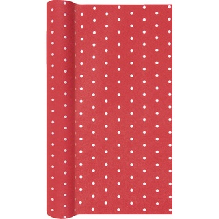 Tischläufer Mini Dots 490 x 40 cm Papier Rot