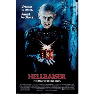 Hellraiser One Sheet Maxi Poster, Classic Horror Movie Wall Art, Kult Film Poster für Horror Fans