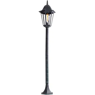 ETC Shop Außenleuchte Aluminium H 120 cm 7 W 806 lm warmweiß grün schwarz