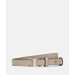 Liebeskind Berlin LORA SMALL PEBBLE Belt 1.9CM, stone L - Gürtel aus festem Leder Beige - 105