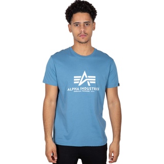 Alpha Industries Basic Kurzarm-T-Shirt Airforce Blue XL