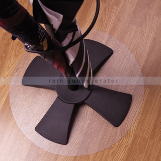 Floortex FC129020RR Cleartex ultimat 90 cm Allzweck Polycarbonat Bodenschutzmatte für alle Böden