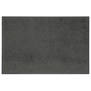 Fußmatte Original Uni, wash+dry by Kleen-Tex, rechteckig, Höhe: 7 mm, Schmutzfangmatte, rutschhemmend, In- und Outdoor geeignet, waschbar grau 50 cm x 75 cm x 7 mm