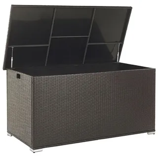 Beliani Aufbewahrungsbox Modena 155 x 75 cm 1-tlg. braun