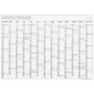 Baier & Schneider Plakatkalender Mod. young design 2027 860×610 mm