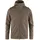 Mit Durchgehendem Reißverschluss Suede Brown XXL