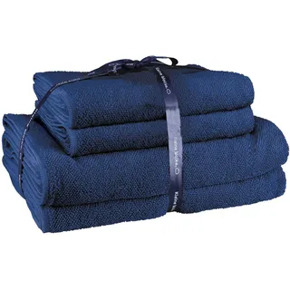 KLEINE WOLKE RELAX Handtuchset 4-tlg. blau