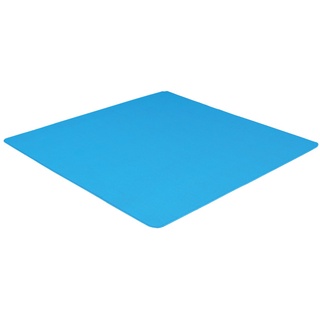 Kurzflor-Teppich Rechteck 2 x 2,9 m, Hellblau