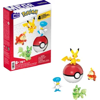 Mattel MEGA Pokémon Paldea-Region Team - Pikachu, Felori, Krokel, Kwaks