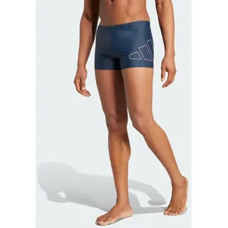 Adidas Big Bars Swim Boxers, Aurora Ink / Pink Spark S