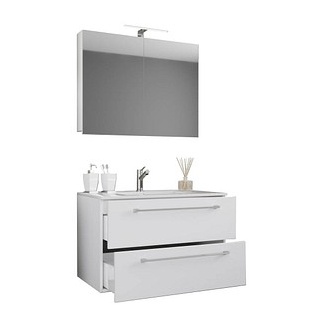 VCM my bath Badmöbel-Set Badinos 914330 weiß 60,0 x 46,0 x 50,0 cm