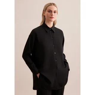 Seidensticker Longbluse Schwarze Rose schwarz S