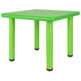 BIECO Kindertisch Bieco Kindertisch Tisch für Kinder 1-8 Jahre Kinder Tisch ca. 62x 62x 52 cm Spieltisch höhenverstellbar Maltisch für Kinder, Kinderzimmer Tisch klein Tisch Kinder-Schreibtisch Grün grün