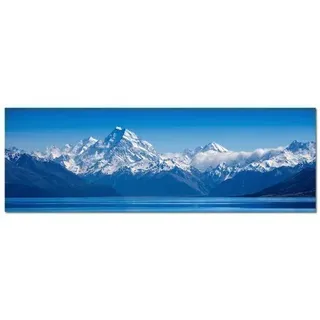 PANORAMA BILD in 150x50cm TOP Bilder! (Berge und Gebirgspanorama Alpen) Wandbild xxl günstig & modern ART PRINT Wandbilder Bilder EXKLUSIVES Fotowandbild auf Leinwand und Keilrahmen Bild Leinwandbild Fotodruck modern Zeitlos Stilvoll wie ein Gemälde Ausführung schöner Kunstdruck auf echter Leinwand als Wandbild mit Rahmen. Preiswerter als Ölbild Gemälde Foto Poster Plakat mit Bilderrahmen.