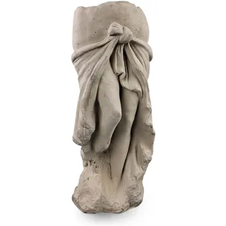Schwere Gartenfigur Beine, Gartenstatue mit Blumentopf Vogeltränke (630-01) Römische Skulptur Steinfigur Steinbüste Dekofigur Griechische Statue aus Steinguss für Außenbereich, Wetterfest Gartendeko