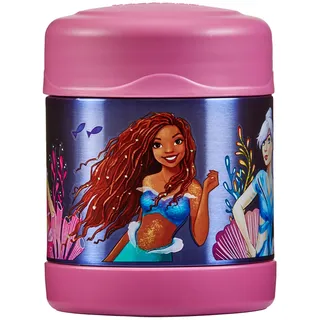 Thermos kids FUNTAINER Thermobehälter für Essen 300ml, Disney Meerjungfrau - Edelstahl, absolut dicht, hält Speisen 5h heiß & 7h kalt, BPA-frei, ideal für Schule und Kita