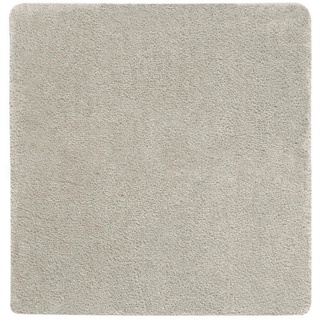 Aquanova Badteppich Mauro, Beige, Textil, Uni, quadratisch, 60x60 cm, für Fußbodenheizung geeignet, rutschhemmend, Badtextilien, Badematten