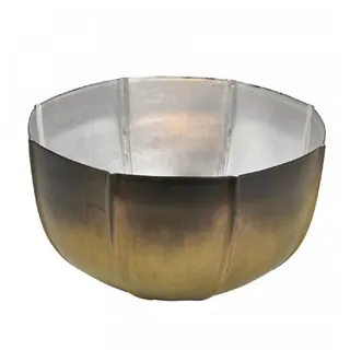 Lambert Servierschale Windlicht Schale Eisen Bronze Silber (16,5cm)