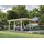Einzel-Carport 315 x 372 cm Weiß lackiert