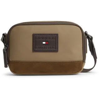 Tommy Hilfiger TH Heritage Camera Bag Umhängetasche Leder/Braun/Khaki