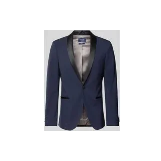 Slim Fit Smoking-Sakko mit Reverskragen, Marine, 27