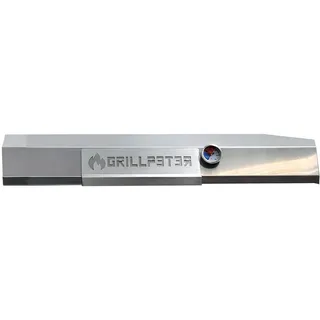 Edelstahl-Deckel für Mangal 90cm mit Thermometer Grilldeckel