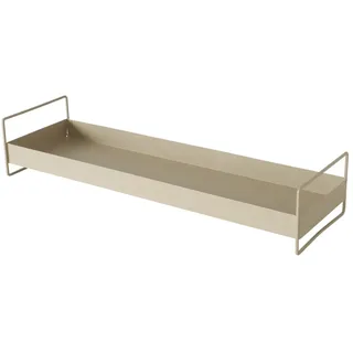 Tablett WOLGA klein (BHT 16x9x50 cm) - beige - BHT 16x9x50 cm