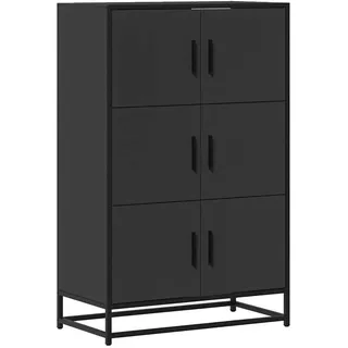 vidaXL Highboard 68 x 106,5 x 35 cm Schwarz