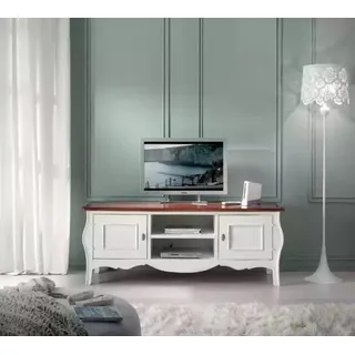 JVmoebel TV-Schrank Weißes TV-Sideboard aus Holz im modernen Art Deco Design (1-St., 1x TV-Schrank) Made in Europa weiß